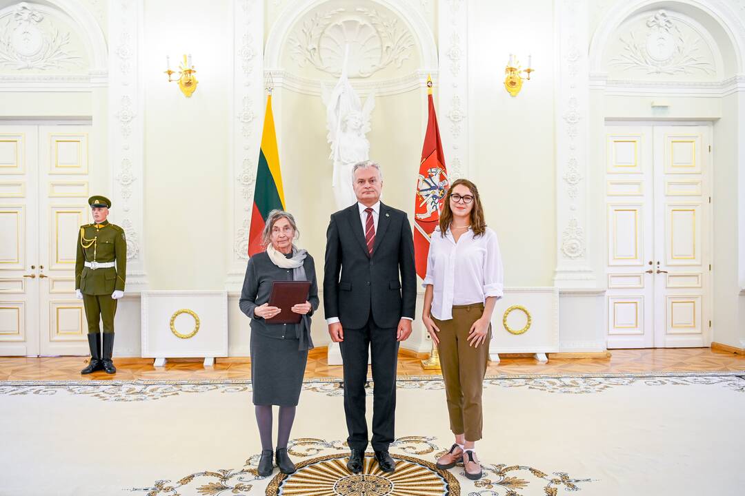 Prezidentas įteikė Žūvančiųjų gelbėjimo kryžius