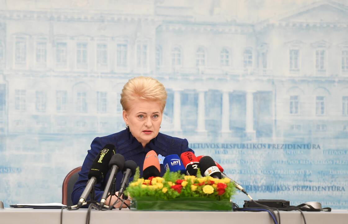 Prezidentės metinė spaudos konferencija