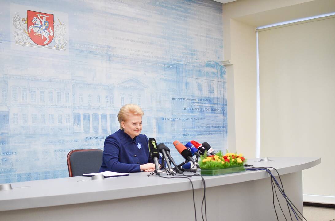 Prezidentės metinė spaudos konferencija