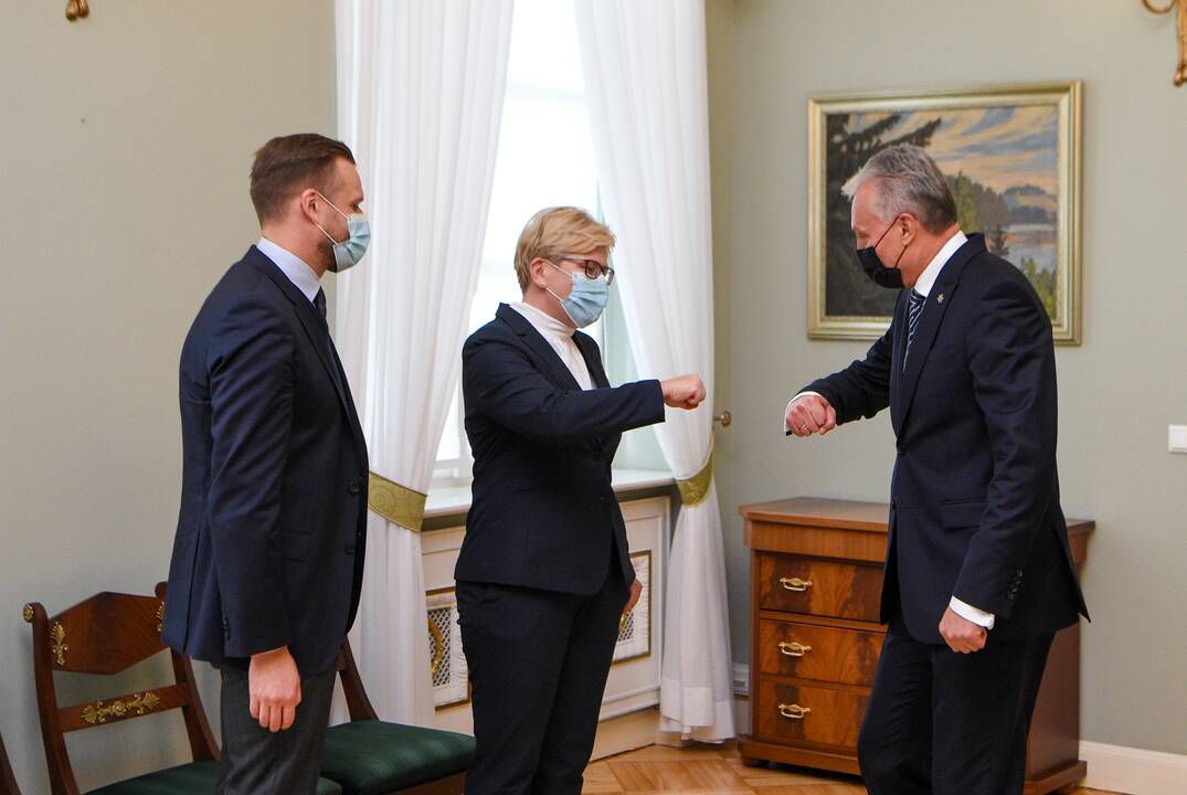 Prezidentas susitinka su partijų lyderiais