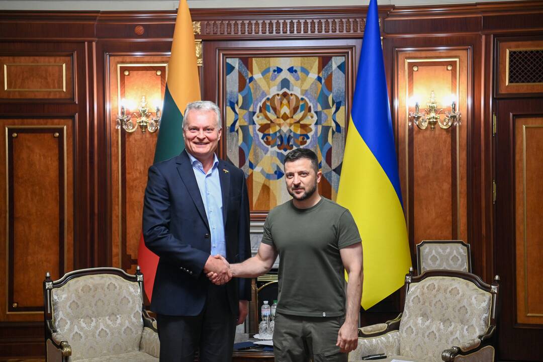 G. Nausėda: oro gynybos sistemų Ukrainai tiekimas yra būtinas pergalei pasiekti