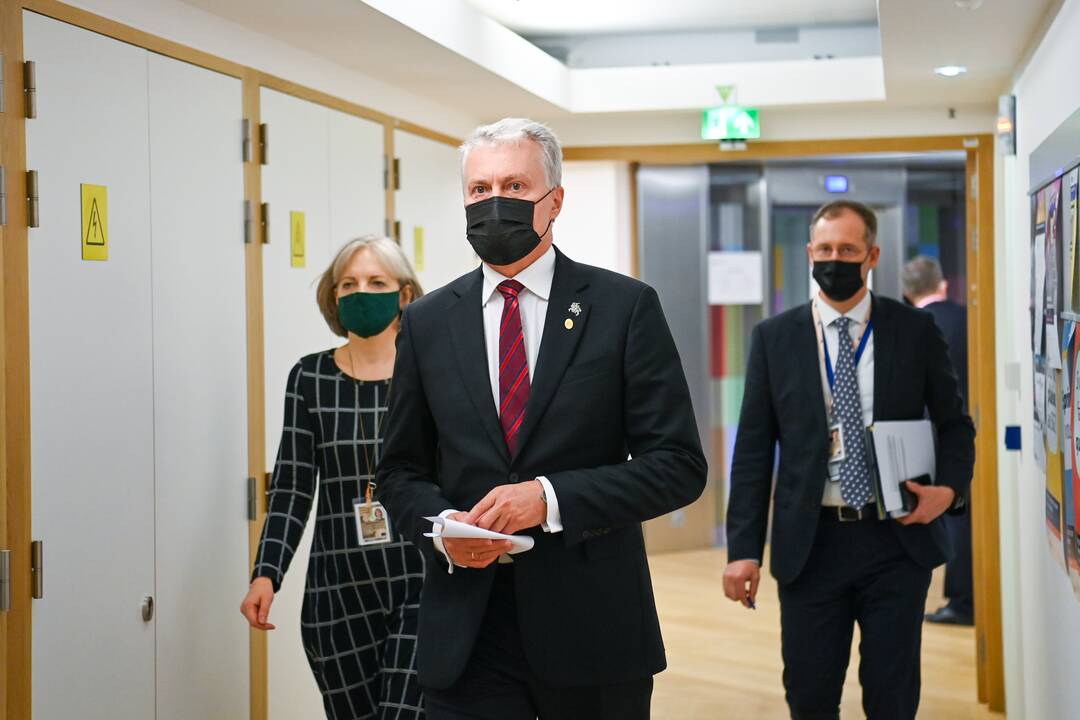 G. Nausėda dalyvauja EVT posėdyje