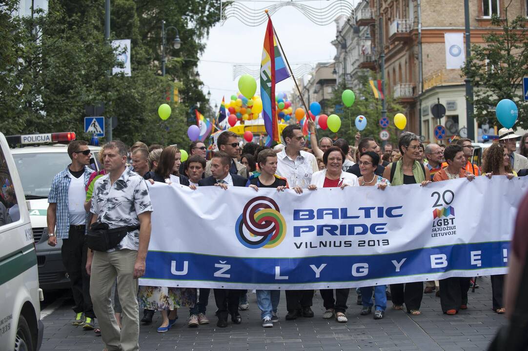 Vakarų ambasados reiškia paramą „Baltic pride“