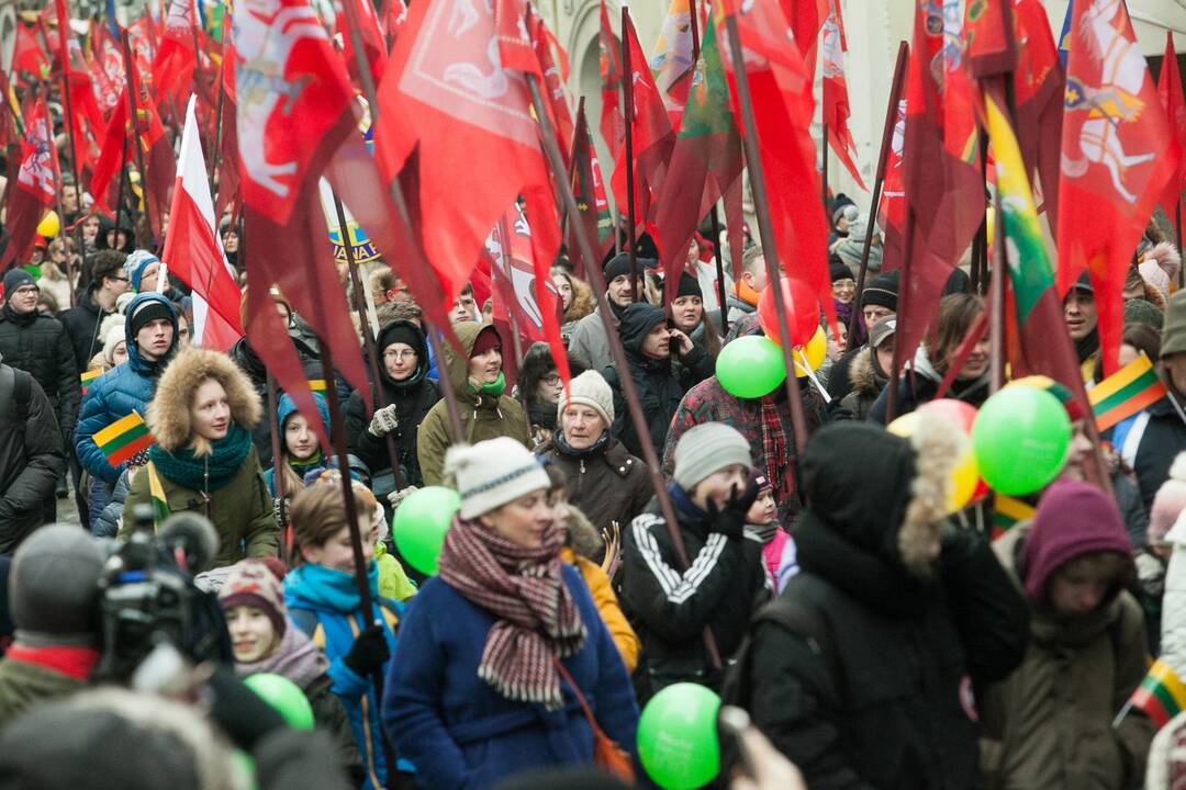 Daugėja lietuvių, kuriems svarbus valstybės atkūrimo minėjimas