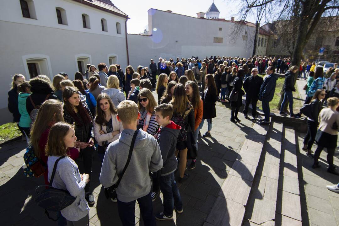 Protestas prieš mokslo metų ilginimą