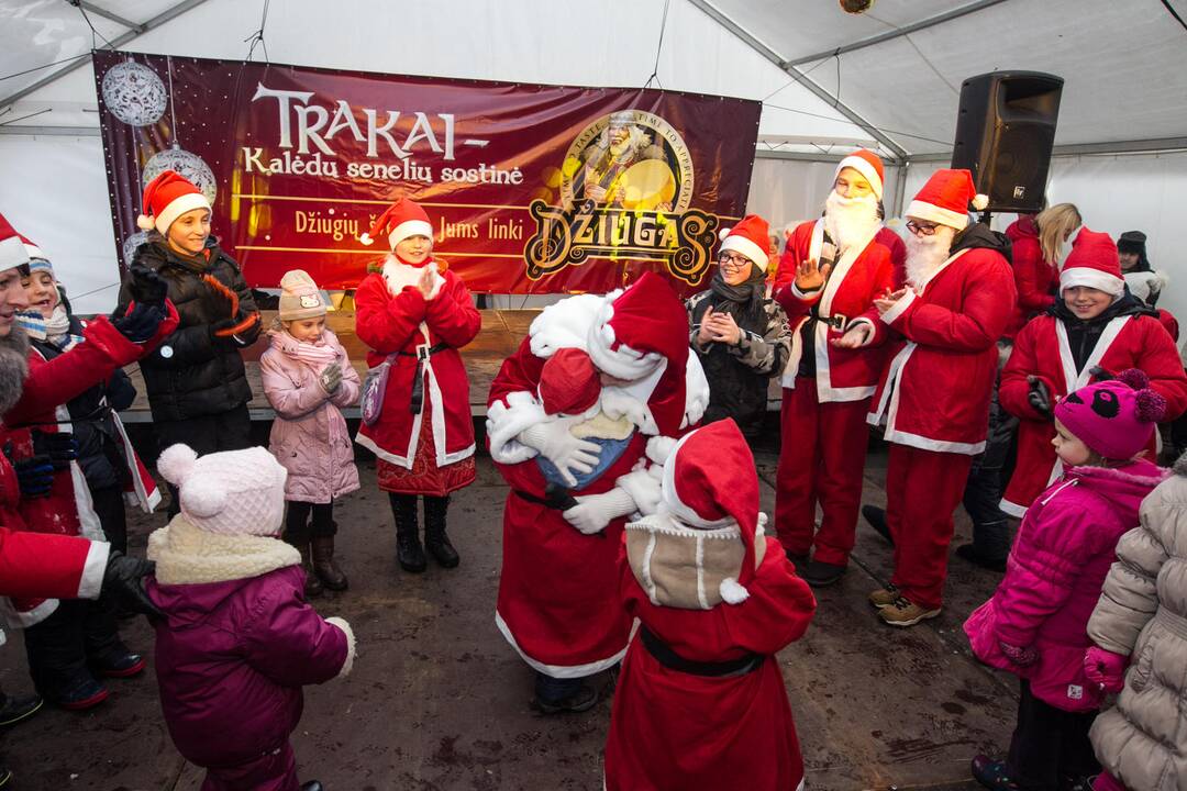 Trakų pilyje karaliaus Tovlis papa – Kalėdų senelis iš Gruzijos