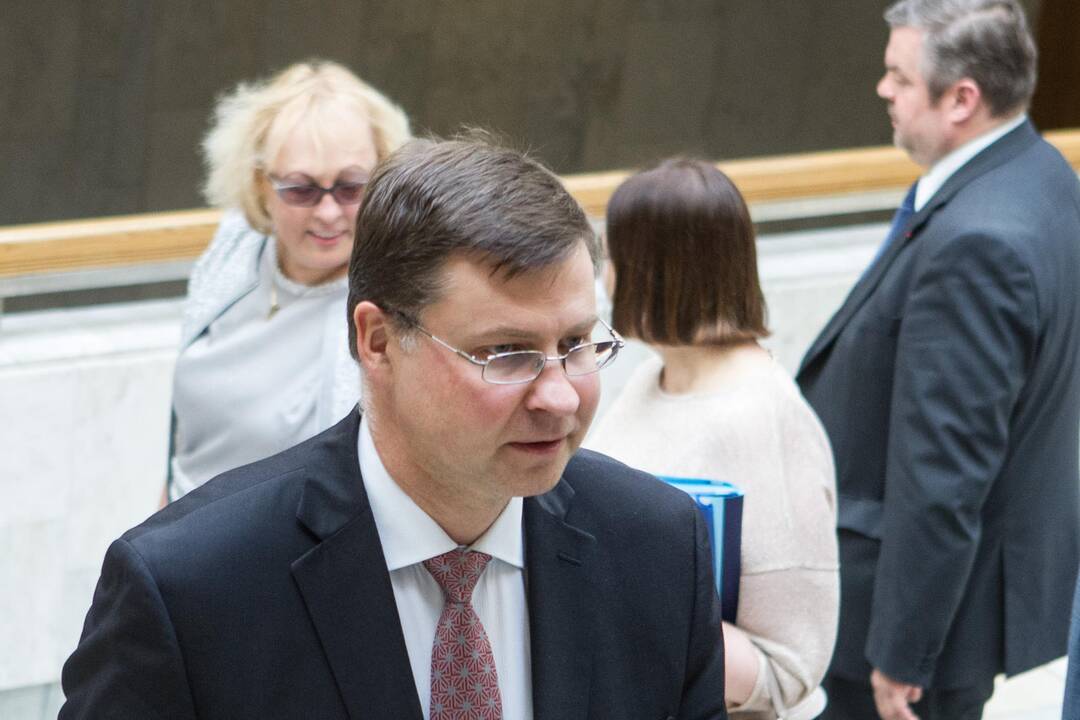 A. Butkevičius susitiko su eurokomisaru V. Dombrovskiu