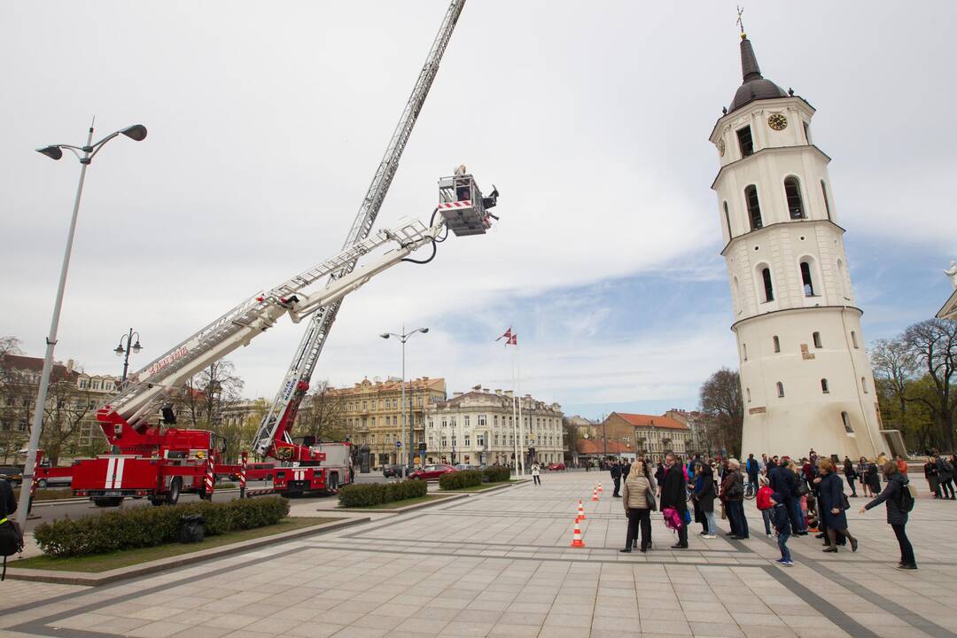 Ugniagesių renginys „Budinti Lietuva“