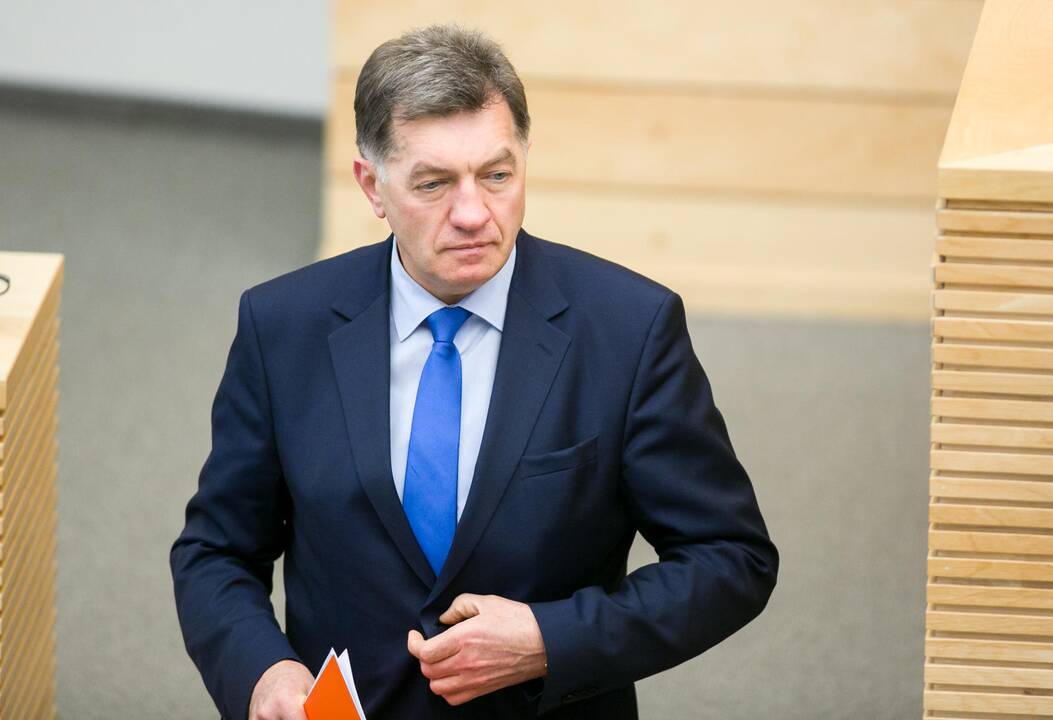 Premjeras apie kaltinimus Vyriausybei korupcija: kliedesių nekomentuoju