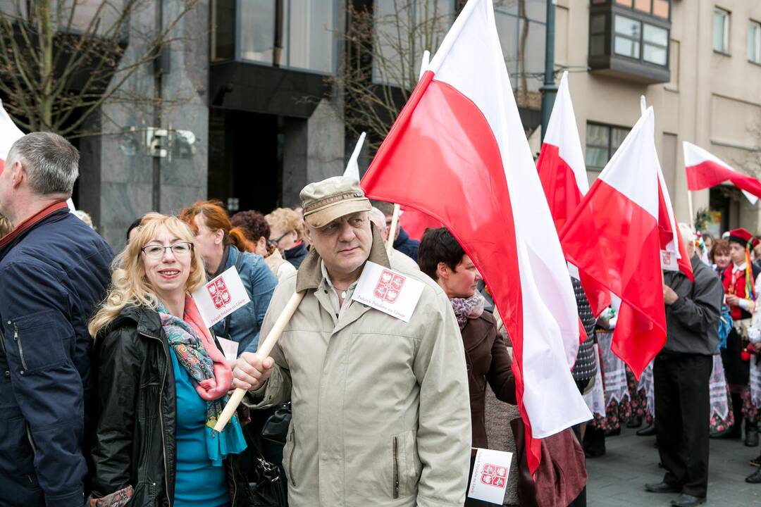 Iškilminga eisena paminėtos gegužės 3-iosios Konstitucijos metinės