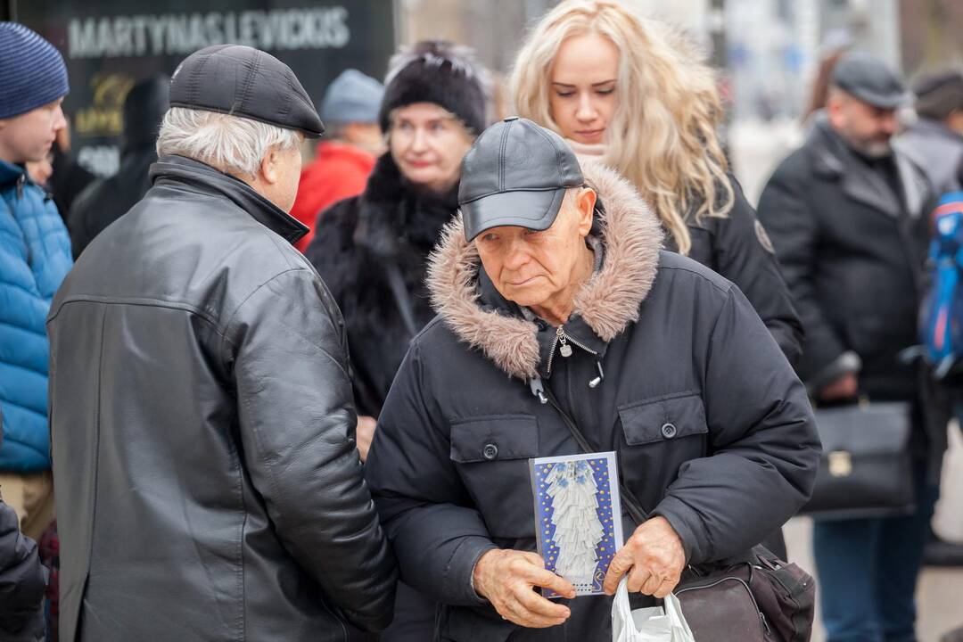 Vilniečius pradžiugino kalėdiniais atvirukais
