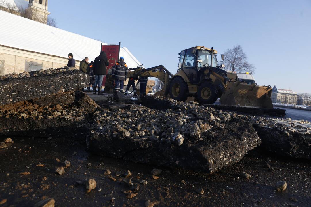 Vandentiekio avarija Vilniuje