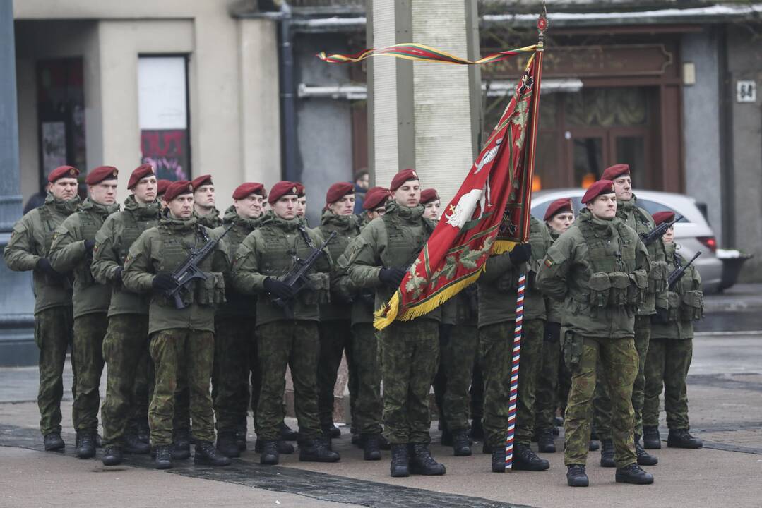 Iškilminga karių savanorių rikiuotė