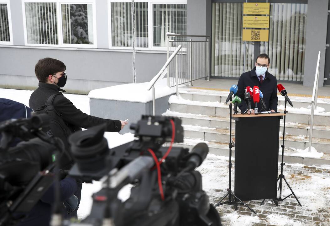 NVSC vadovo spaudos konferencija