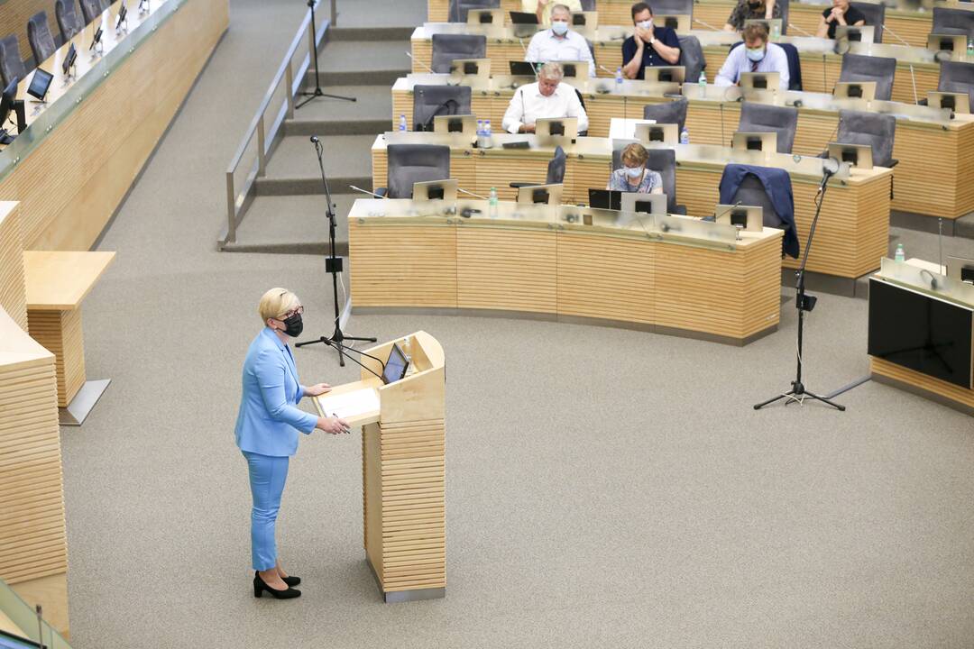 Seimas susirinko į neeilinę sesiją