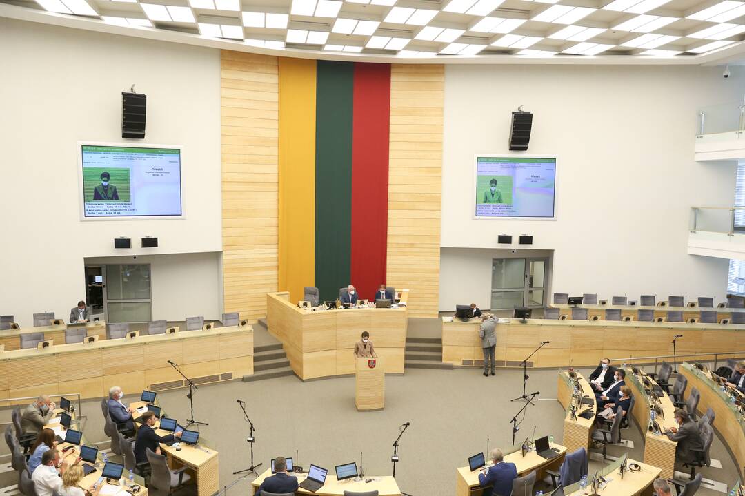 Neeilinė Seimo sesija dėl migrantų krizės