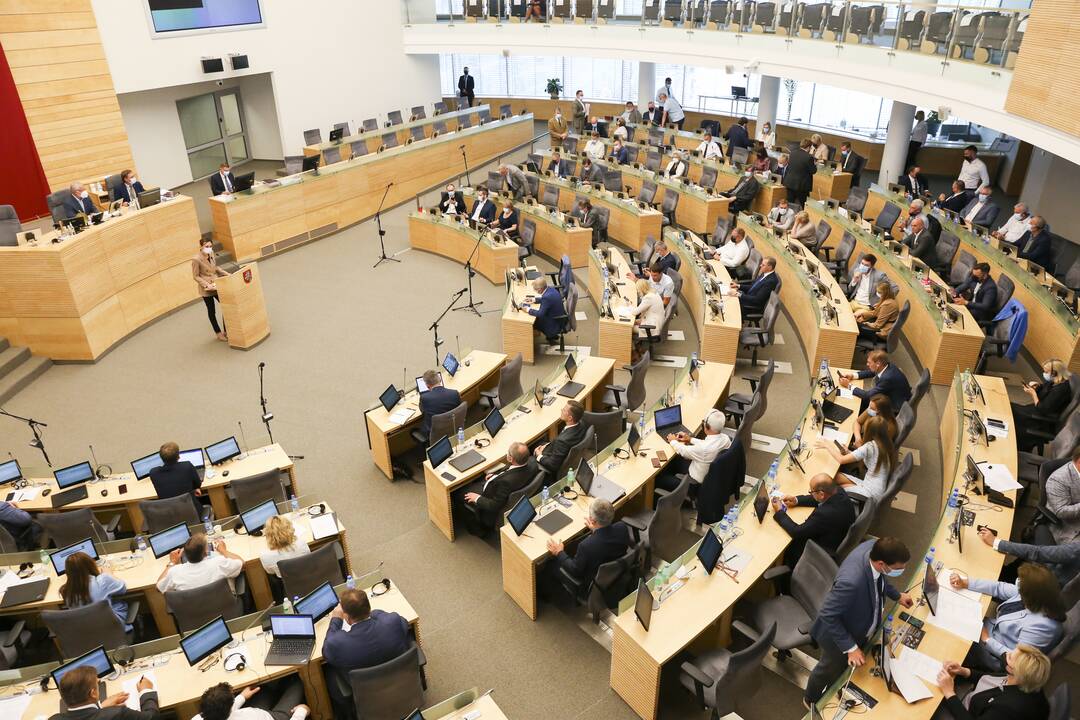 Neeilinė Seimo sesija dėl migrantų krizės