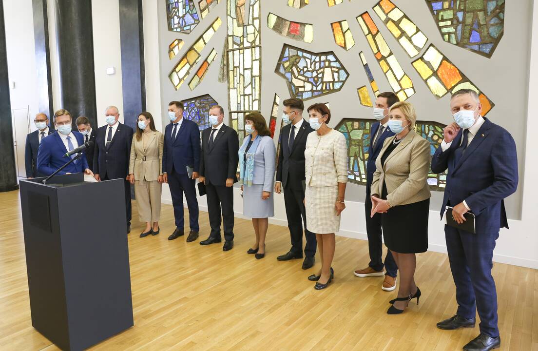 S. Skvernelis paskelbė apie naujos frakcijos steigimą