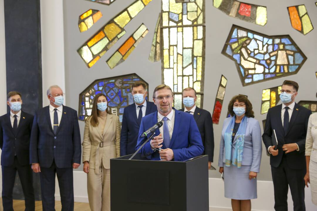 S. Skvernelis paskelbė apie naujos frakcijos steigimą