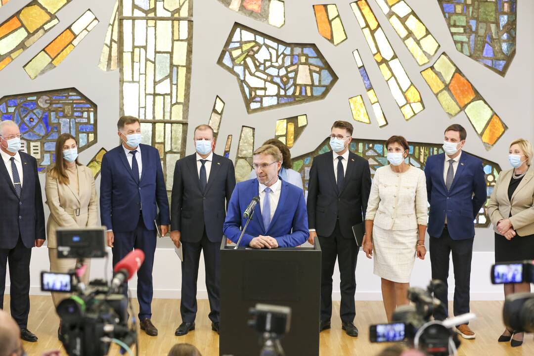 S. Skvernelis paskelbė apie naujos frakcijos steigimą