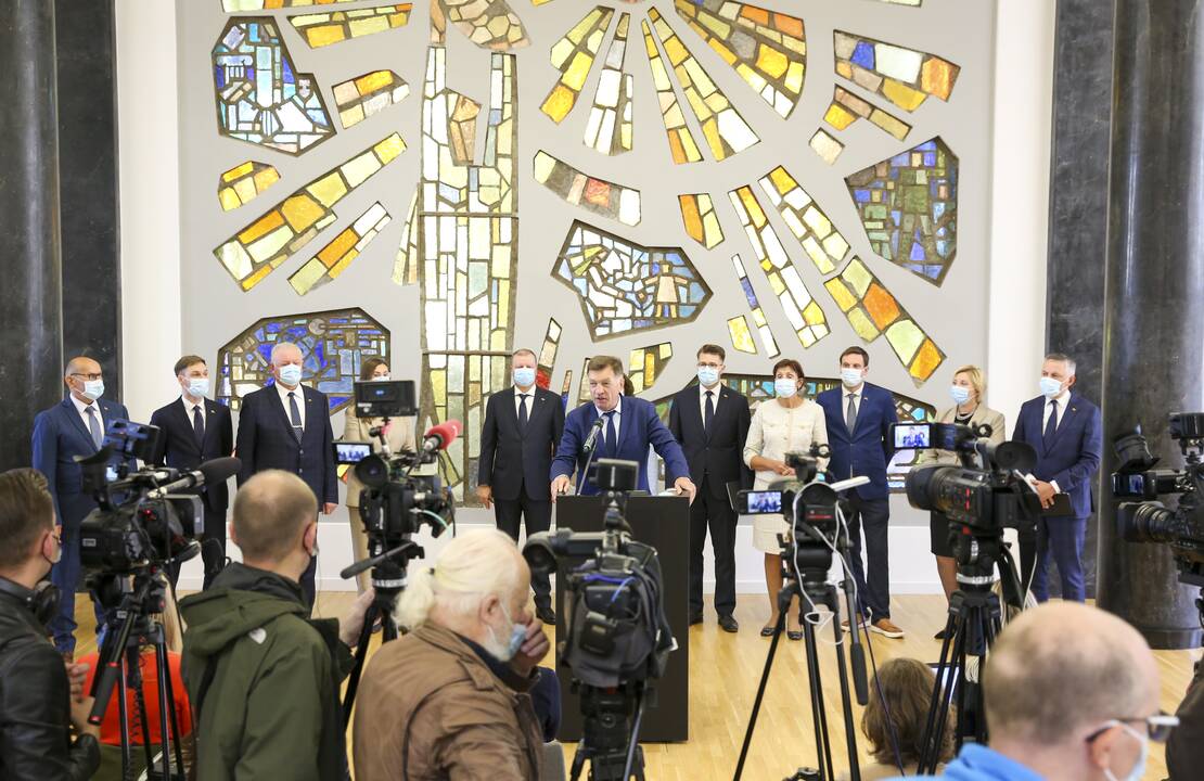 S. Skvernelis paskelbė apie naujos frakcijos steigimą