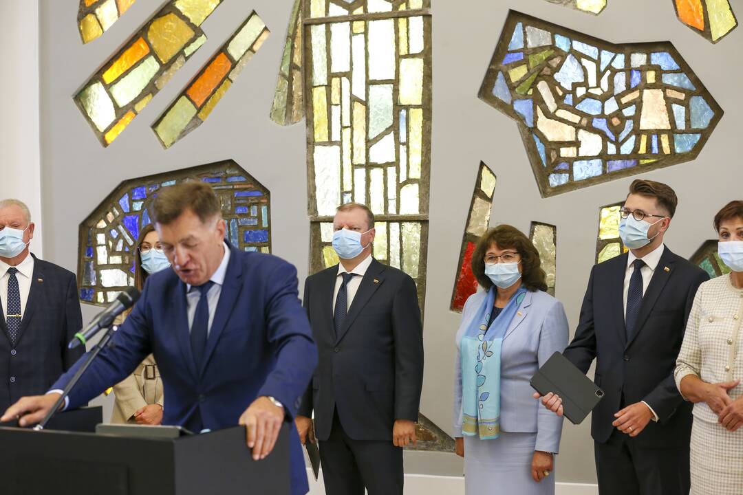 S. Skvernelis paskelbė apie naujos frakcijos steigimą