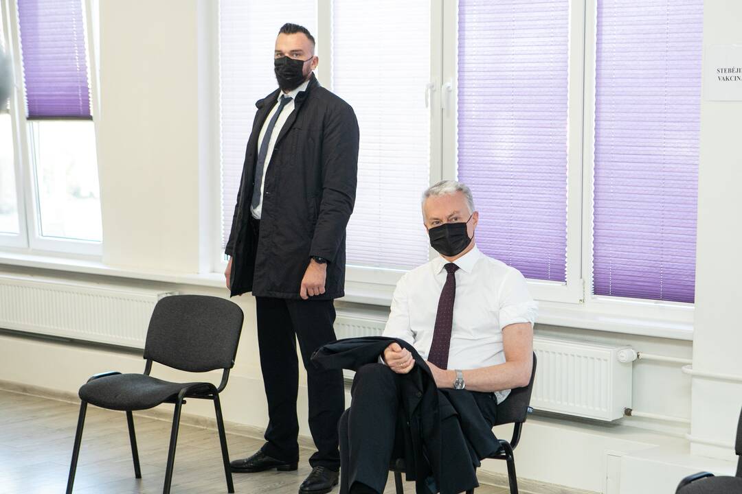 Prezidento trečias skiepas nuo COVID-19