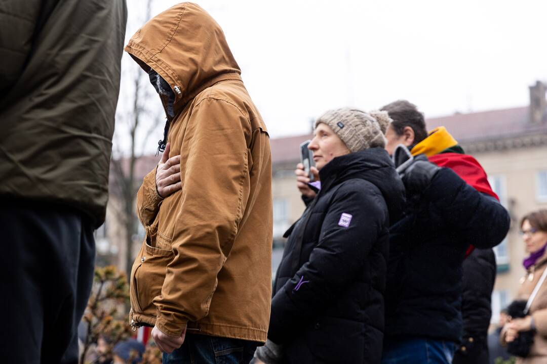 Protestas prie Seimo Sausio 13-ąją