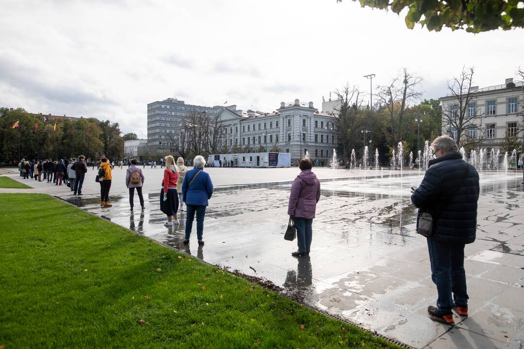 Išankstinis balsavimas Lukiškių aikštėje