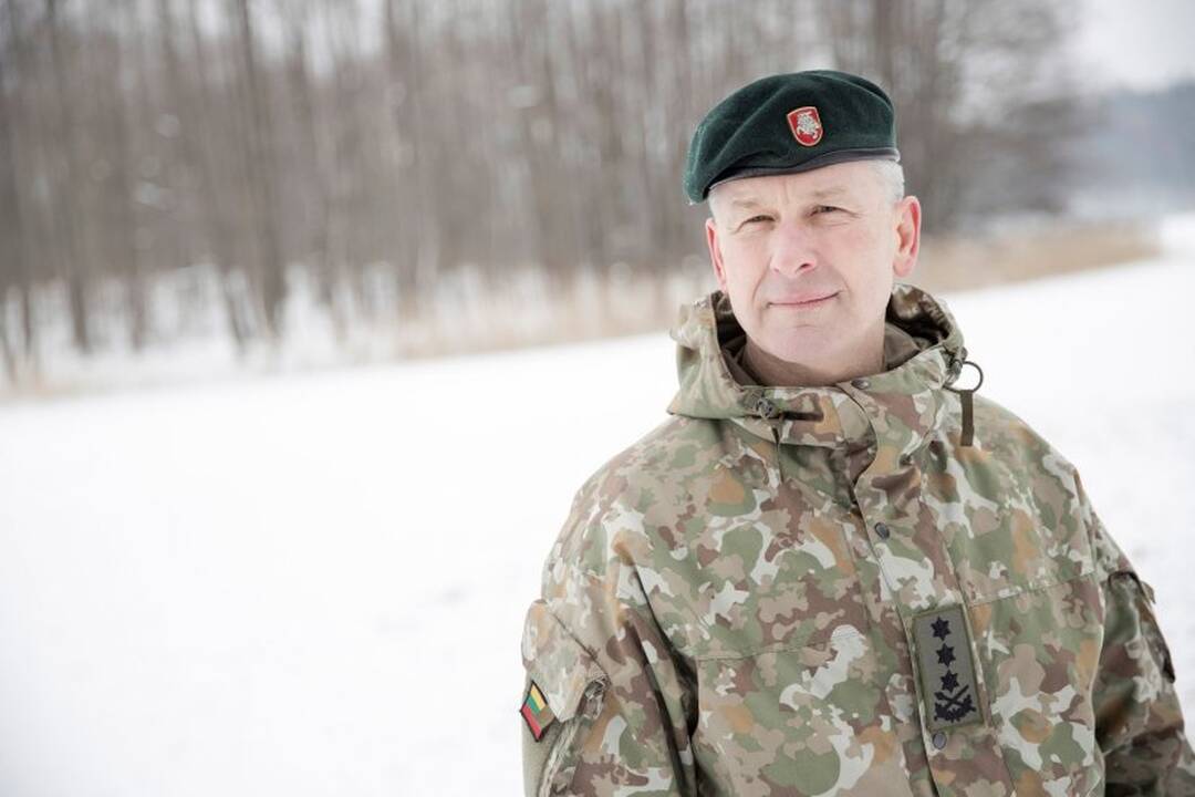 Kariuomenės vadas generolas leitenantas Valdemaras Rupšys