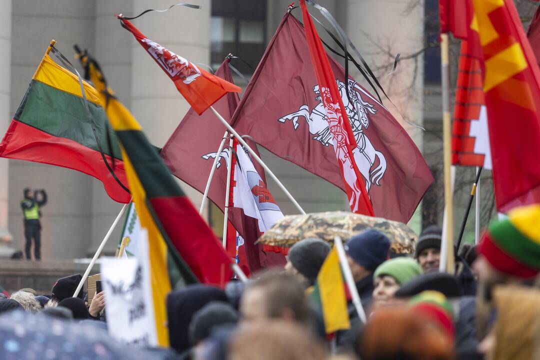 Protestas prie Seimo Sausio 13-ąją