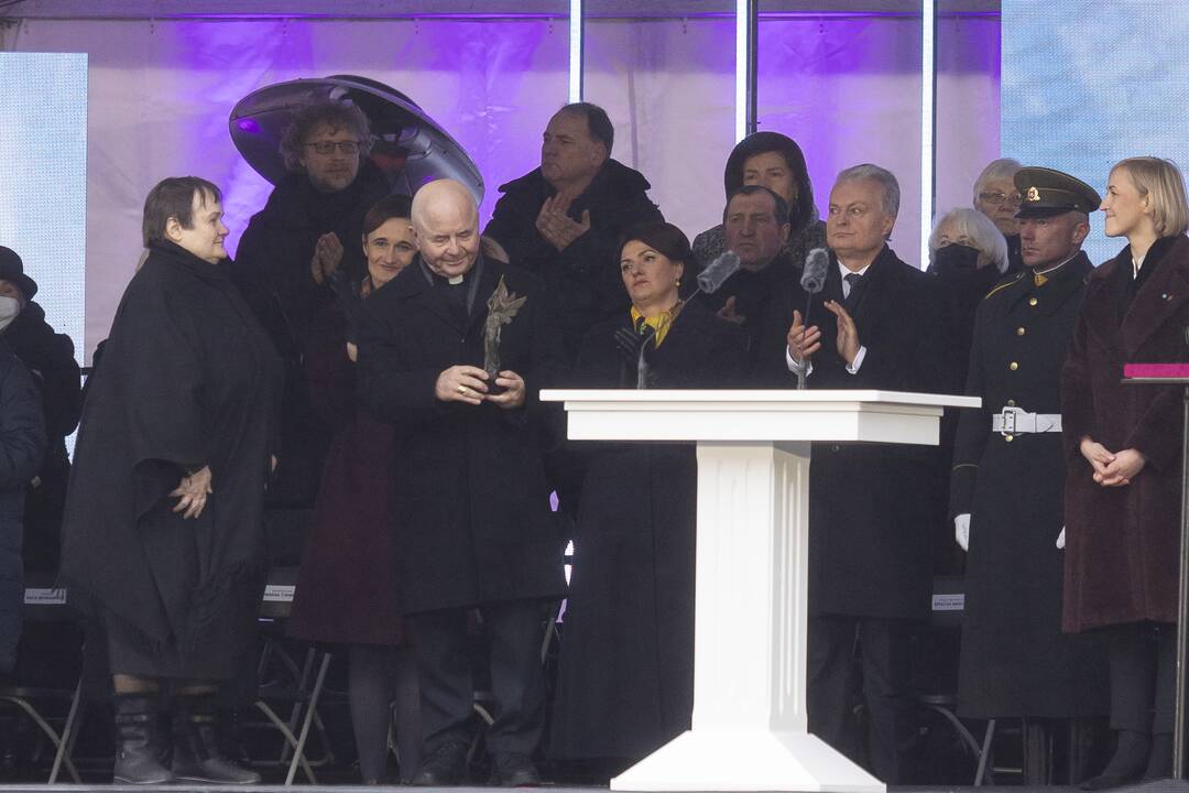 Protestas prie Seimo Sausio 13-ąją