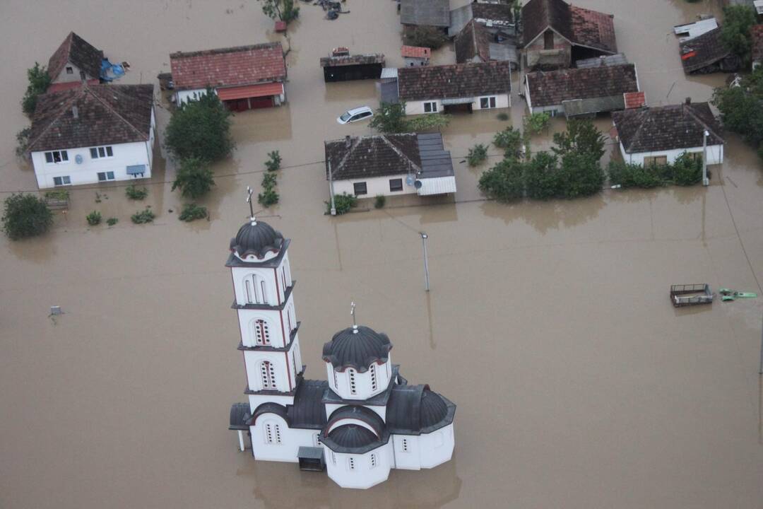 Baltijos šalių gelbėtojai vyks padėti liūčių siaubiamai Bosnijai ir Hercegovinai