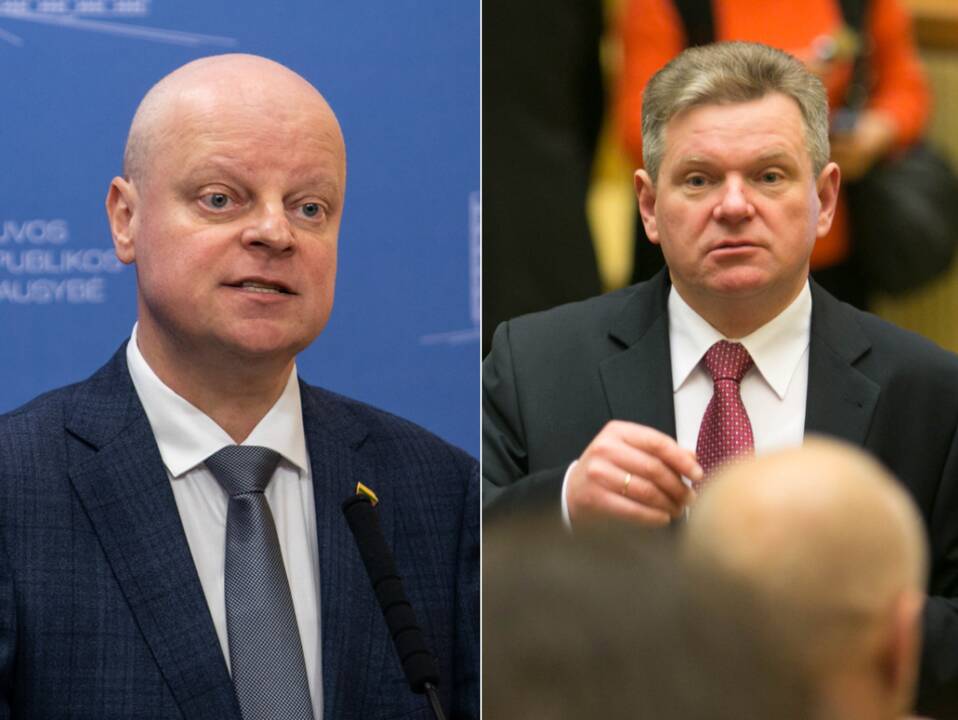 Saulius Skvernelis ir Jaroslavas Narkevičius