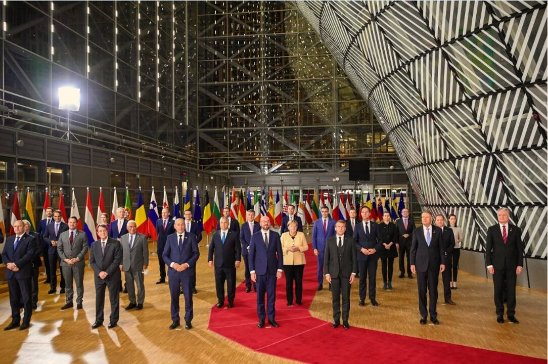 Europos viršūnių susitikimas Briuselyje.