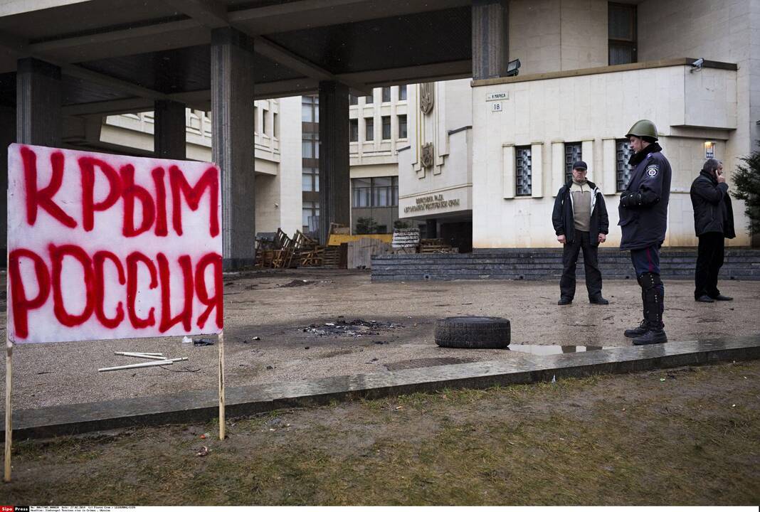 Lietuva sieks Krymo klausimo svarstymo Jungtinių Tautų Saugumo Taryboje