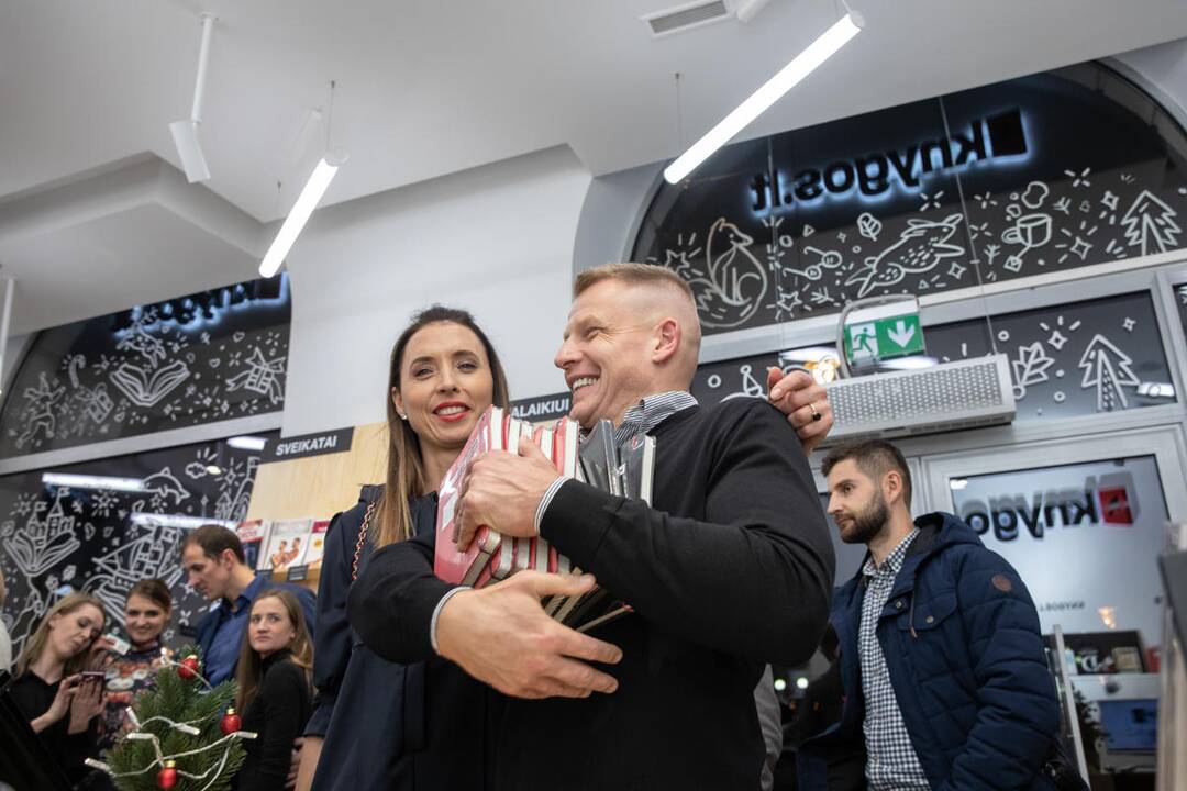 Vlados Musvydaitės palaikymo komanda – širdies draugas Gediminas, sūnus Benas ir dukra Ula