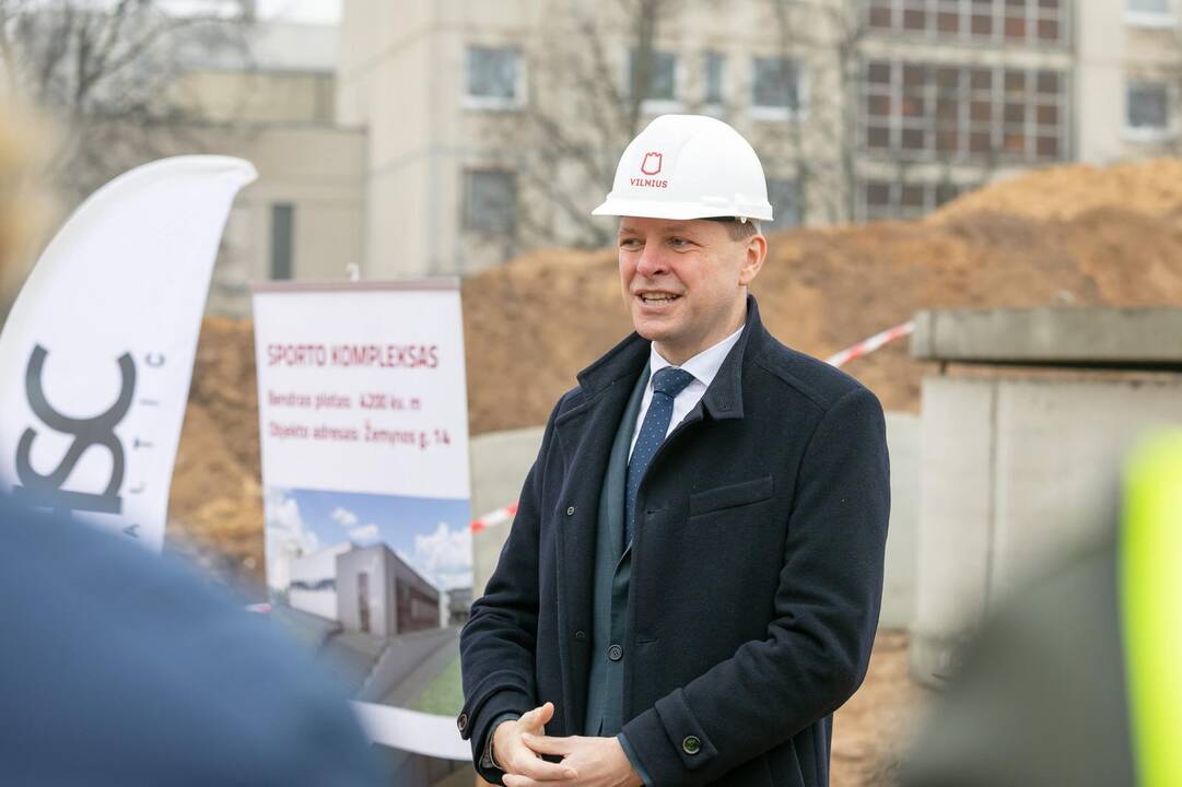 Vilniuje pradedamos sporto komplekso statybos 