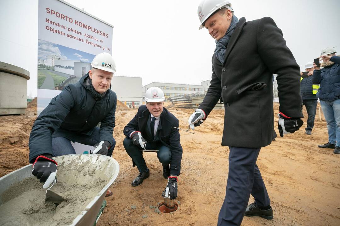 Vilniuje pradedamos sporto komplekso statybos 