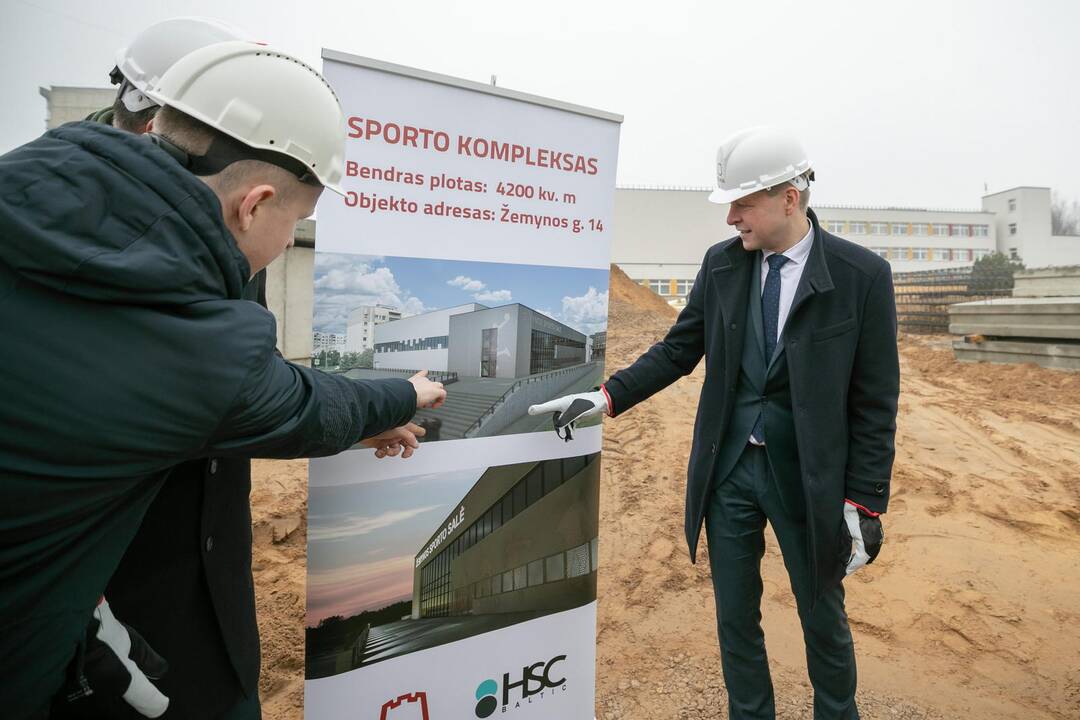 Vilniuje pradedamos sporto komplekso statybos 