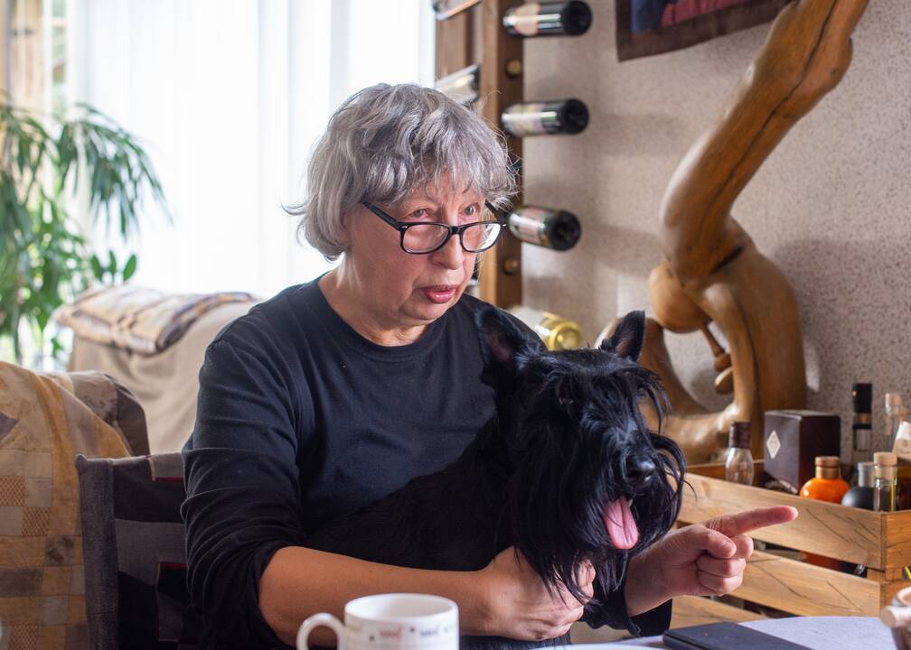 Požiūris: „Kartą įsigijęs škotą apie kitą veislę niekada nebegalvosi“, – sako A. Petrilionienė, kurios namuose šiuo metu gyvena septyni škotų terjerų veislės šunys.