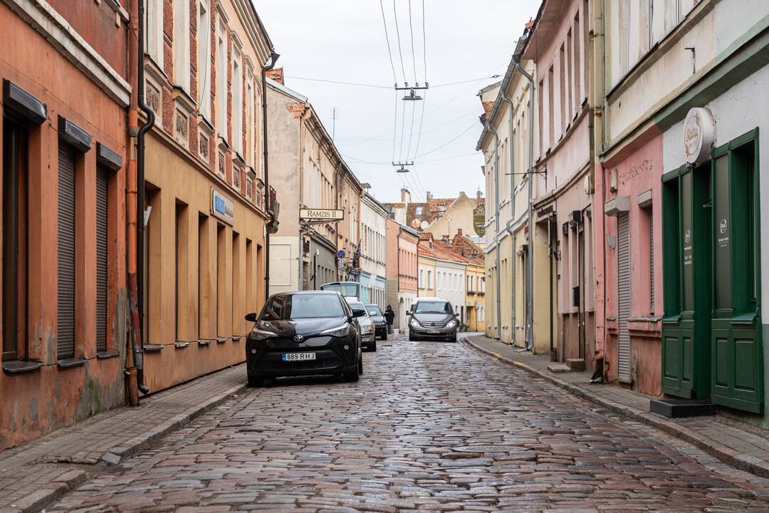 Darbai: M. Valančiaus gatvė – viena vietų, kurią savivaldybė ruošia tvarkyti.