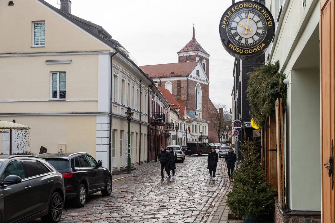 Darbai: M. Valančiaus gatvė – viena vietų, kurią savivaldybė ruošia tvarkyti.