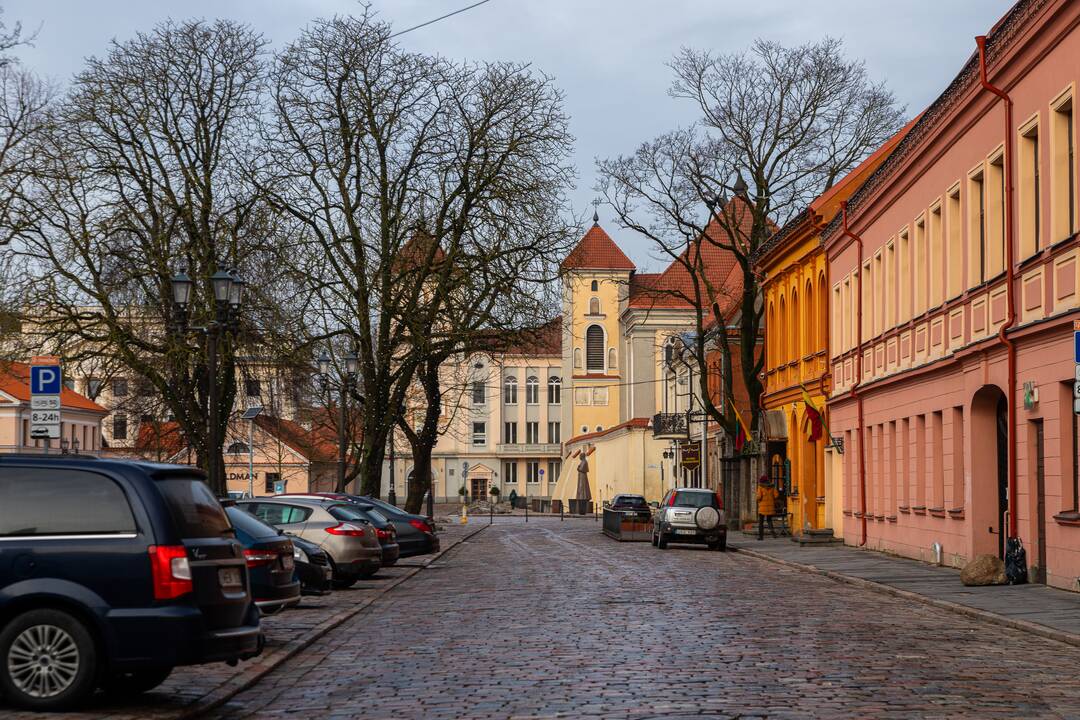 Darbai: M. Valančiaus gatvė – viena vietų, kurią savivaldybė ruošia tvarkyti.