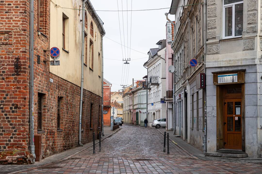 Darbai: M. Valančiaus gatvė – viena vietų, kurią savivaldybė ruošia tvarkyti.