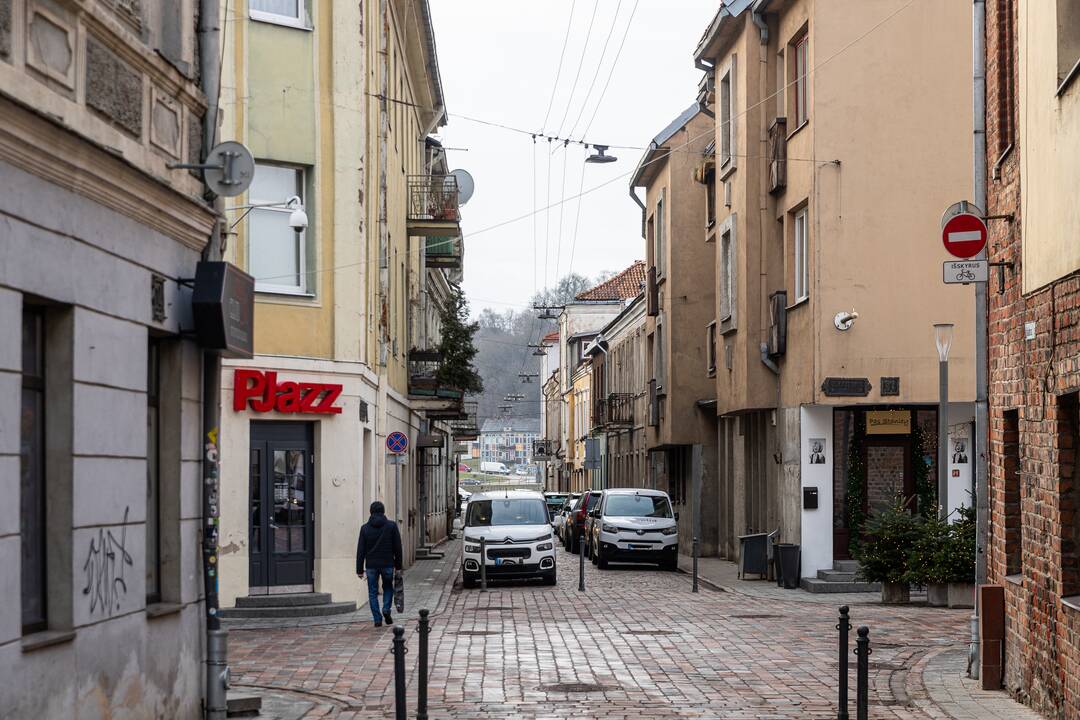 Darbai: M. Valančiaus gatvė – viena vietų, kurią savivaldybė ruošia tvarkyti.