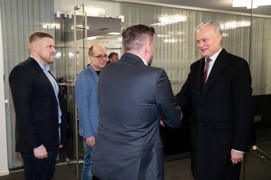 Situacija: G. Nausėdos teigimu, šiuo metu Kauno stadionas de facto yra nacionalinis.