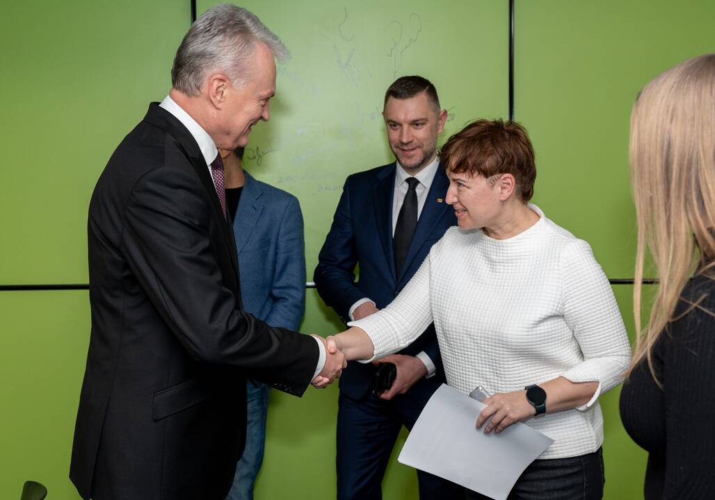 Situacija: G. Nausėdos teigimu, šiuo metu Kauno stadionas de facto yra nacionalinis.