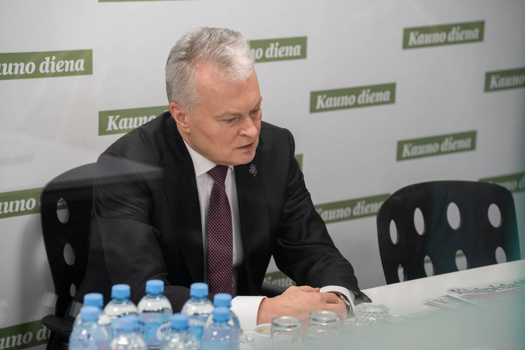 Situacija: G. Nausėdos teigimu, šiuo metu Kauno stadionas de facto yra nacionalinis.