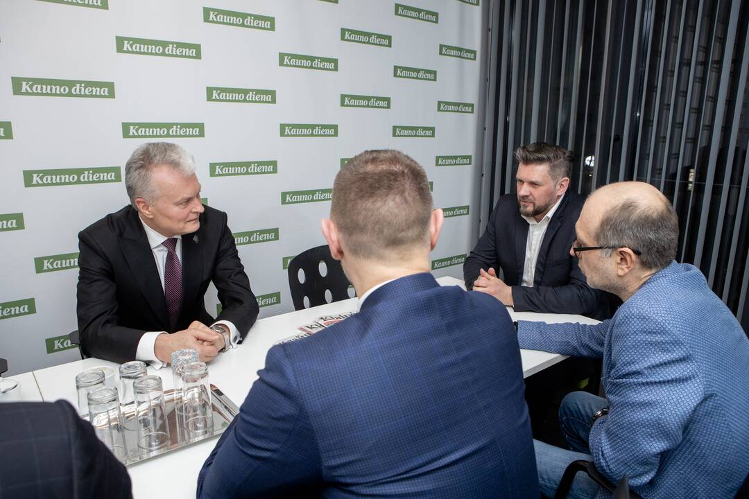 Situacija: G. Nausėdos teigimu, šiuo metu Kauno stadionas de facto yra nacionalinis.